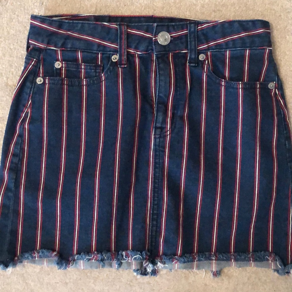 American eagle hi rise mini super stretch skirt